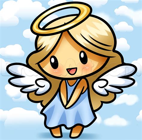 angel drawing cartoon